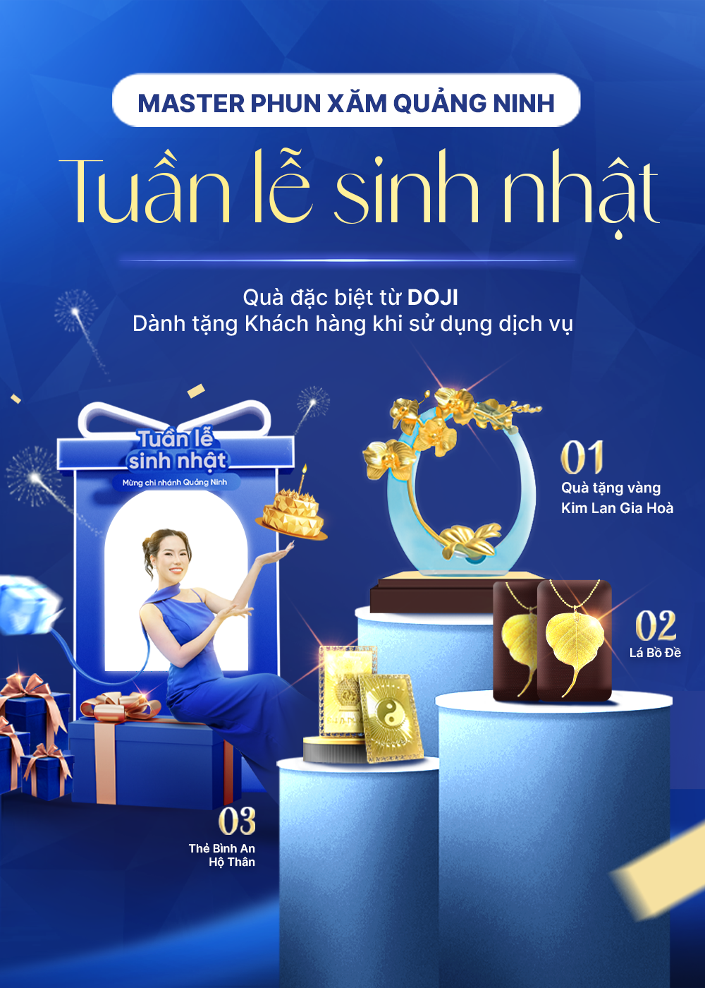 Banner chúc mừng sinh nhật phun xăm