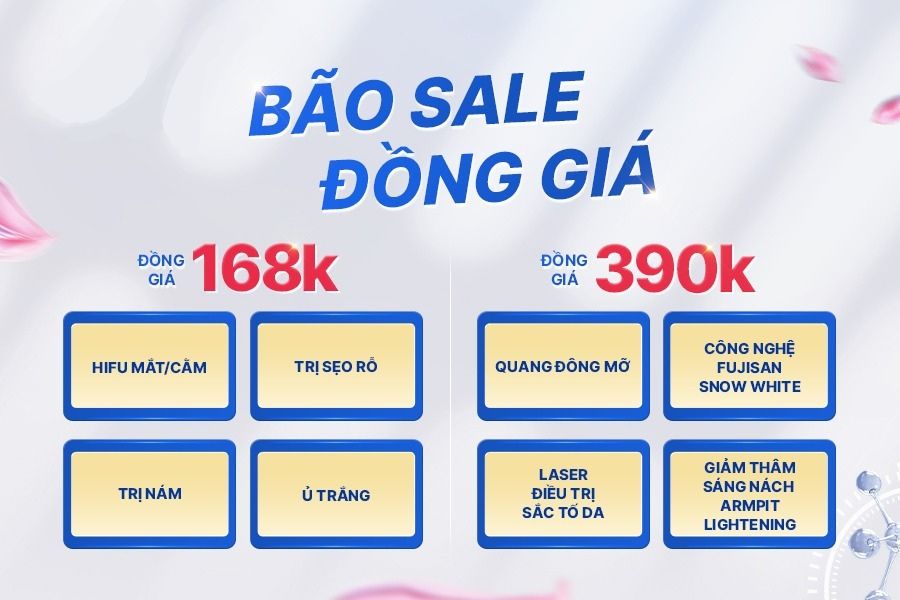Bão sales đồng giá