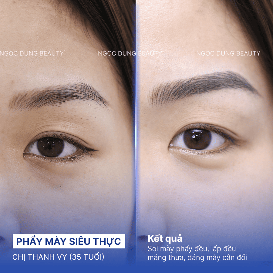 Before/ After Phun mày
