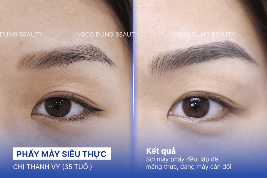 Before/ After Phun mày