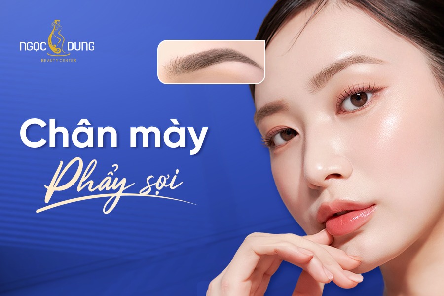 chân mày phẩy sợi