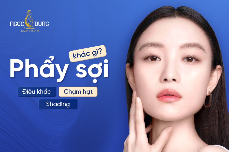 phẩy sợi khác gì điêu khắc, chạm hạt, shading