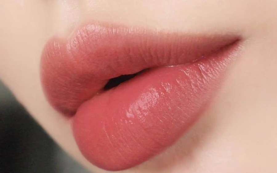 Hồng đất là màu phun môi collagen thời thường, phù hợp với mọi loại da
