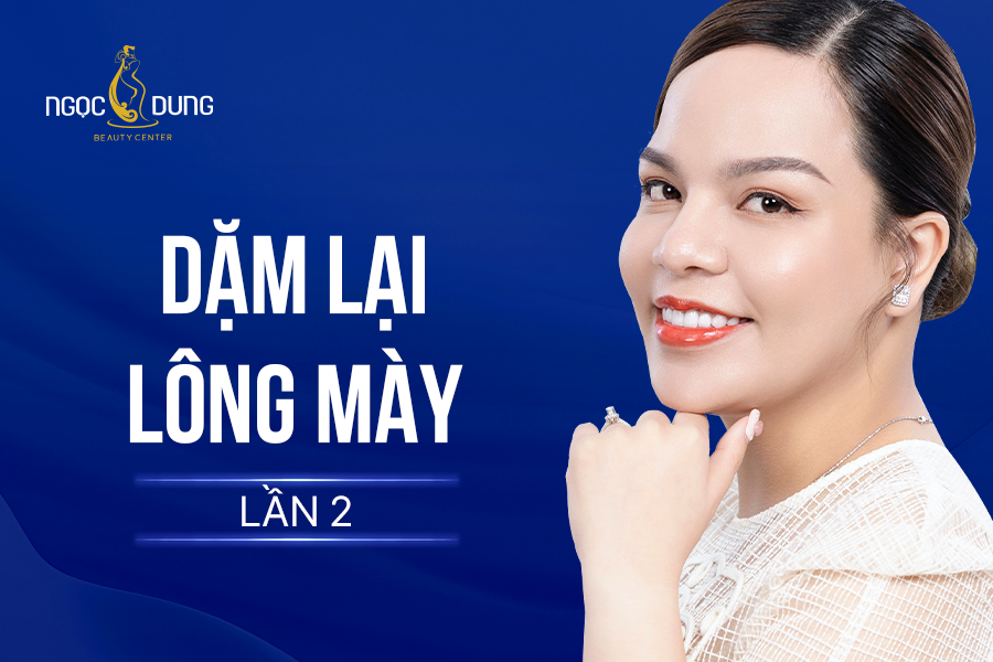 Dặm lại lông mày lần 2