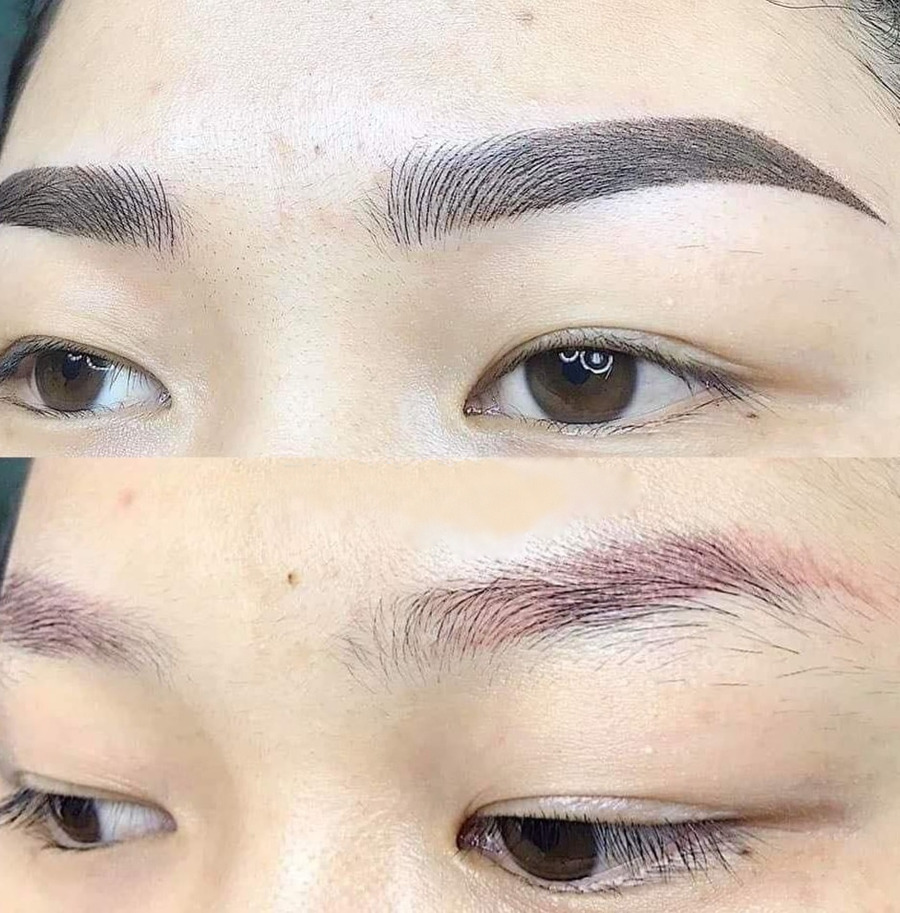 Dấu hiệu chân mày “lỗi thật’ thường thấy