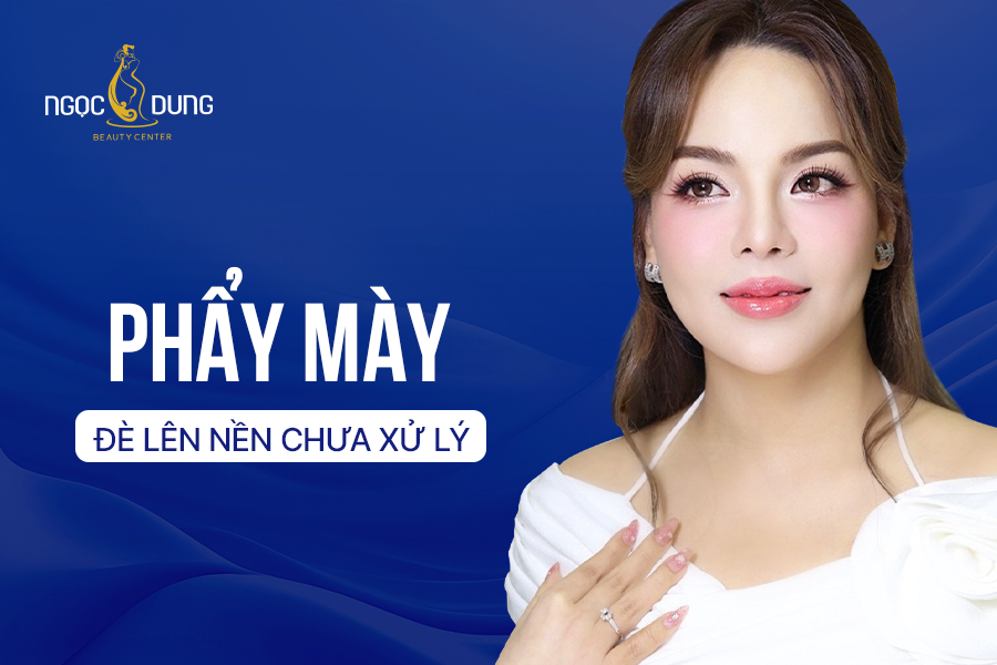 phẩy mày đè lên nền chưa xử lý