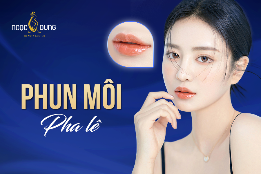 Phun môi pha lê
